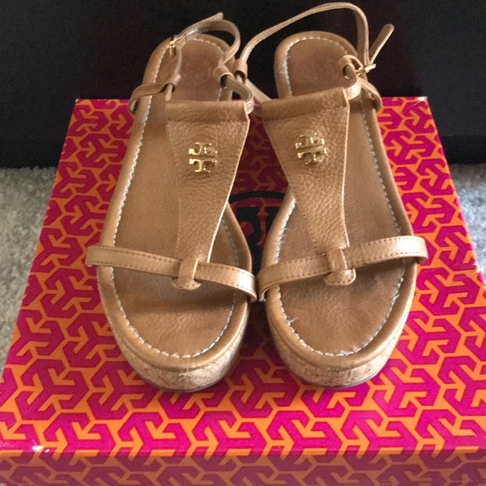 Tory Burch Britton platform wedge sandal